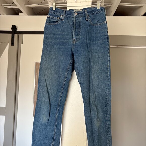 EVERLANE The Way-High® Jean Medium Washed Blue Size 27 - Picture 6 of 10